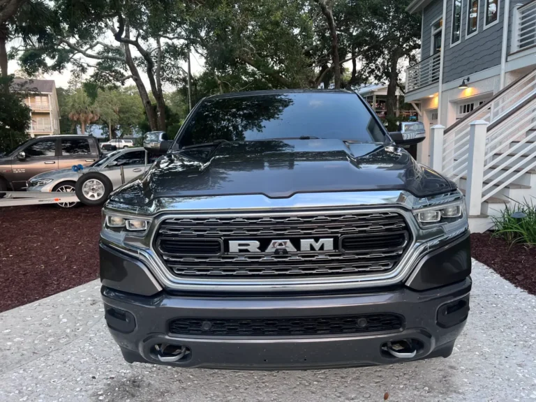 RAM truck after exterior detailing