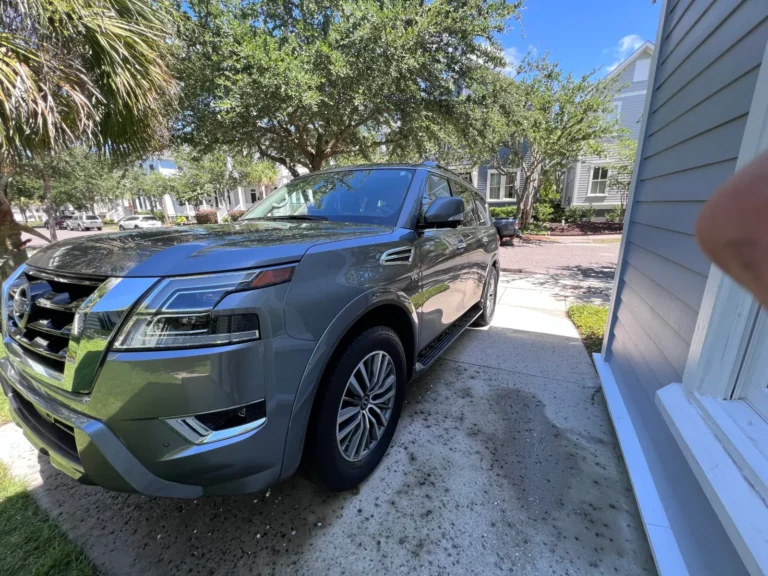 Range Rover after a mobile wash